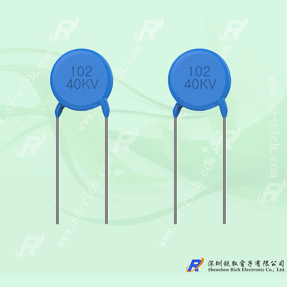 Ultra high voltage porcelain chip capacitor